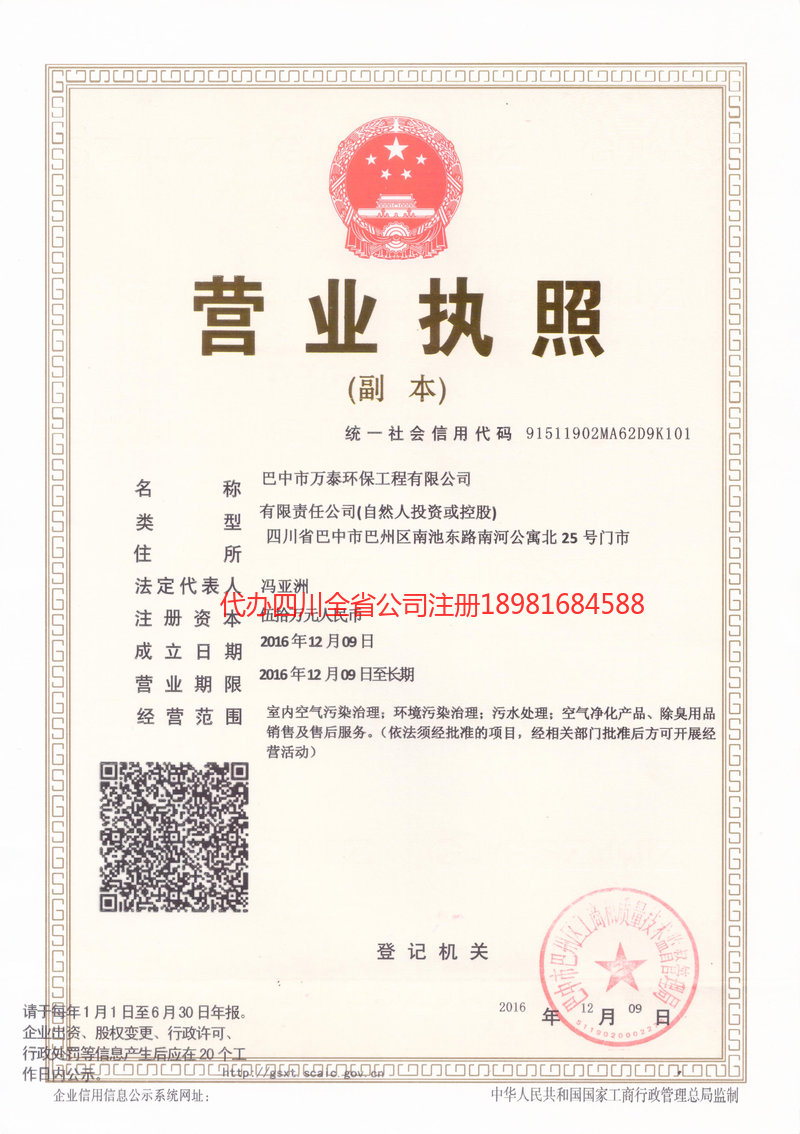 桐城桐城万泰环保工程有限公司